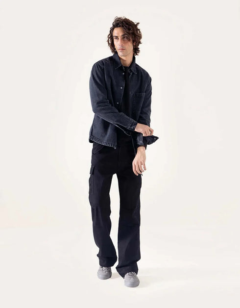 DENIM OVER SHIRT WITH POCKET
